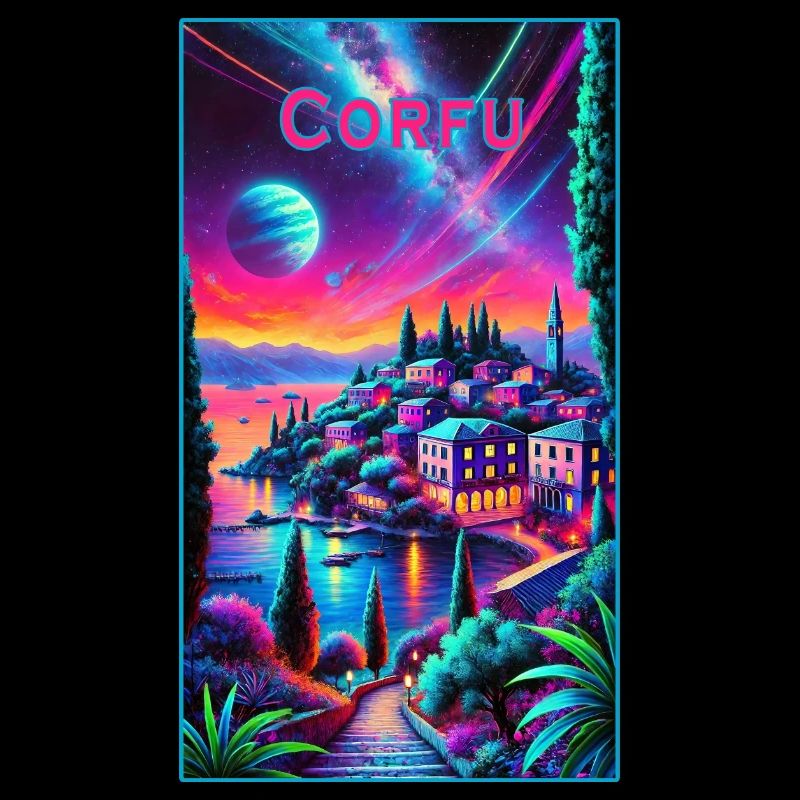 Corfu Greece cities design