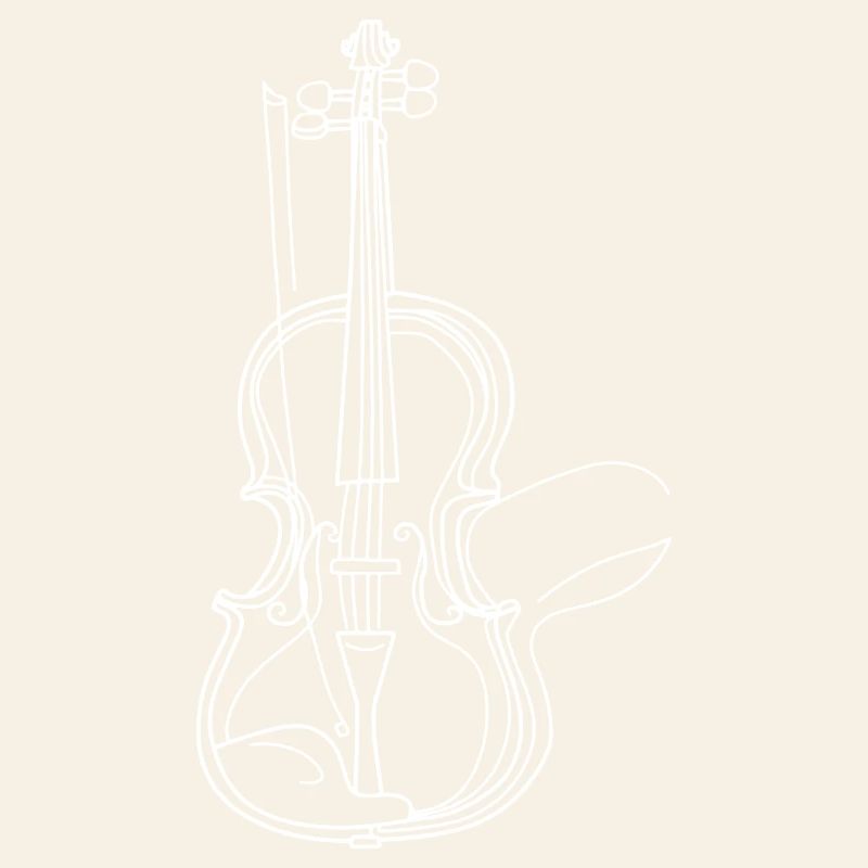 Violin Lineart