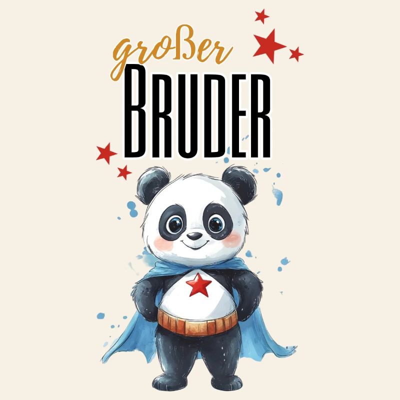 Großer Bruder Panda Superheld