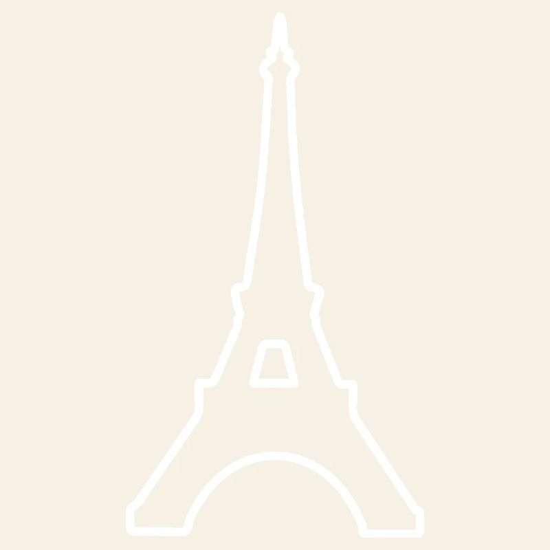 Tour Eiffel Paris monument minimaliste