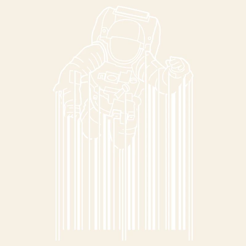 Silhouette d’astronaute Design minimaliste