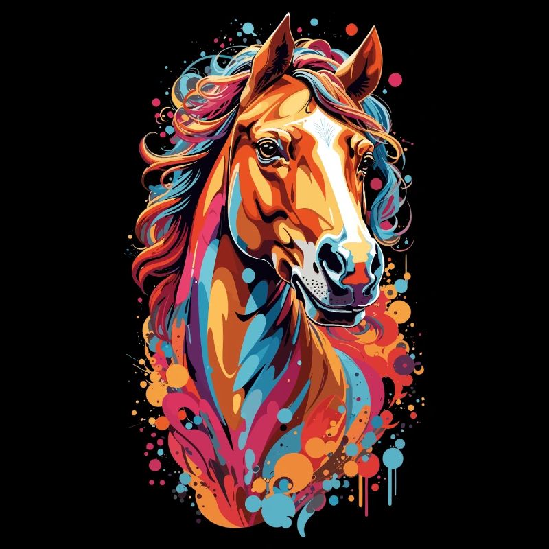 Farbensturm Pferdekopf