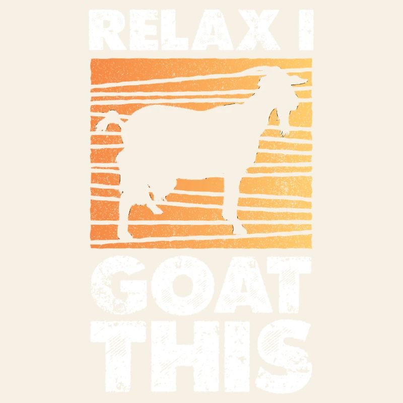 Relax Goat Sunset Silhouette