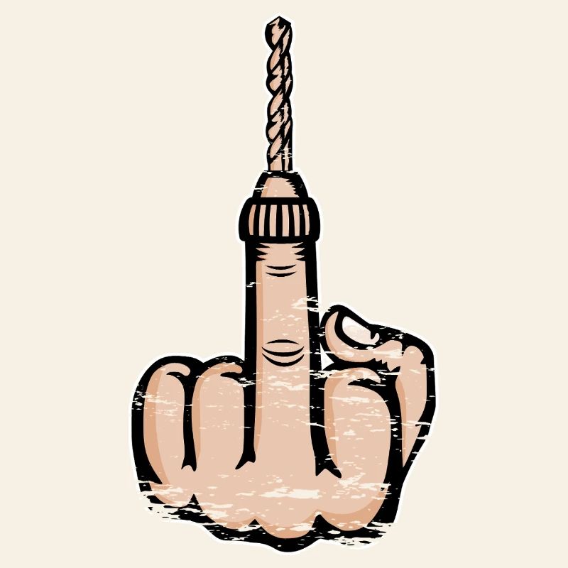 Conception de la perceuse au doigt d’honneur