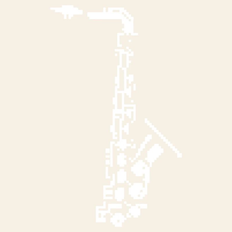 Saxophon Pixel Kunst