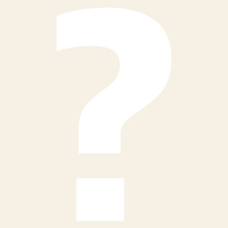 Question mark | stylish curiosity