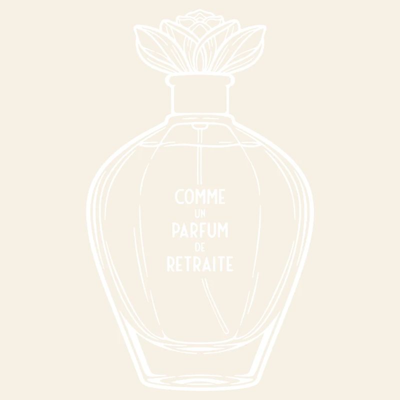 Women's Retirement Perfume (white text)