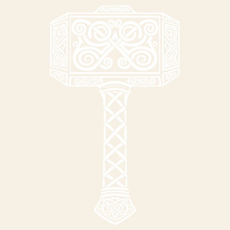 Mjölnir Thor's Hammer Viking Norse Mascot