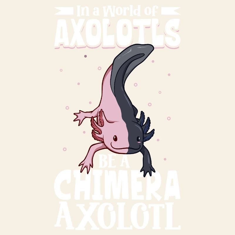 Sei ein Chimera Axolotl