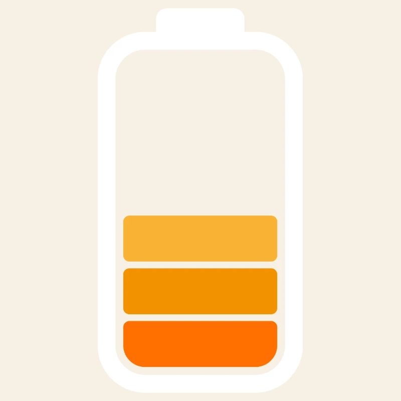HALF BATTERY - White