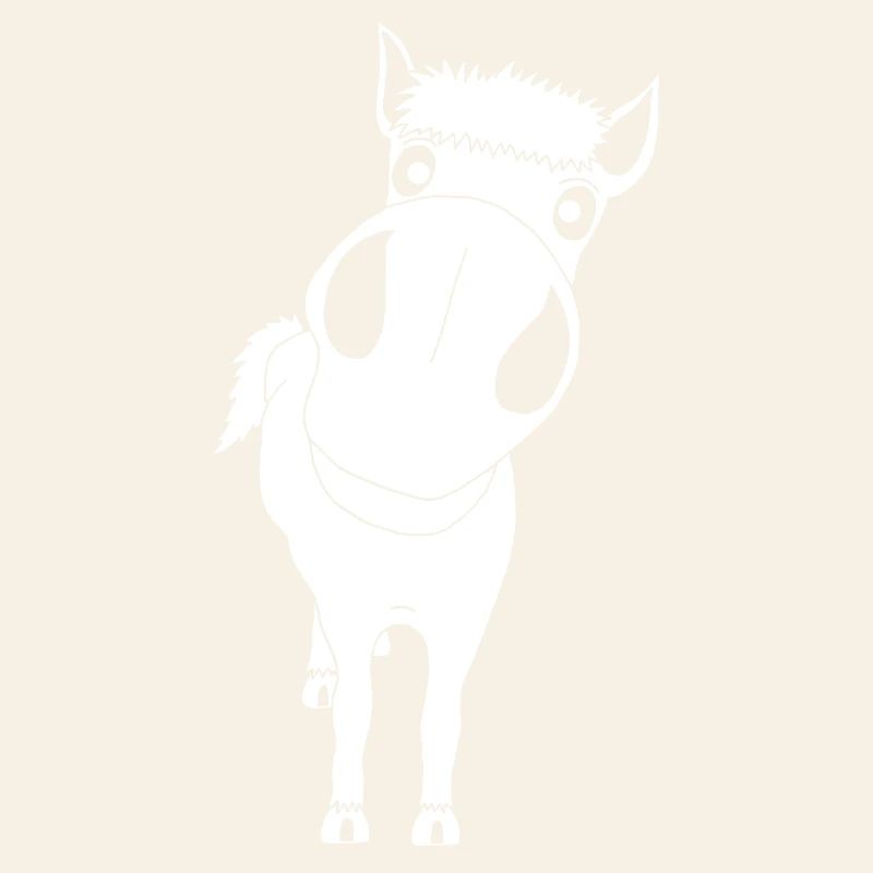 Gros plan sur un cheval blanc