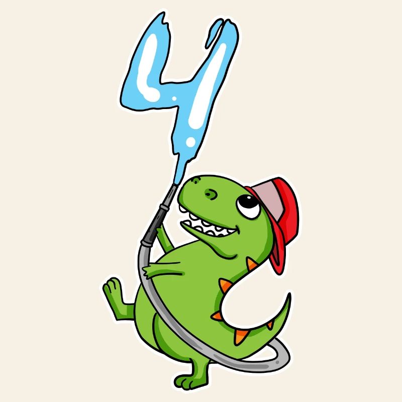 4e anniversaire dinosaure