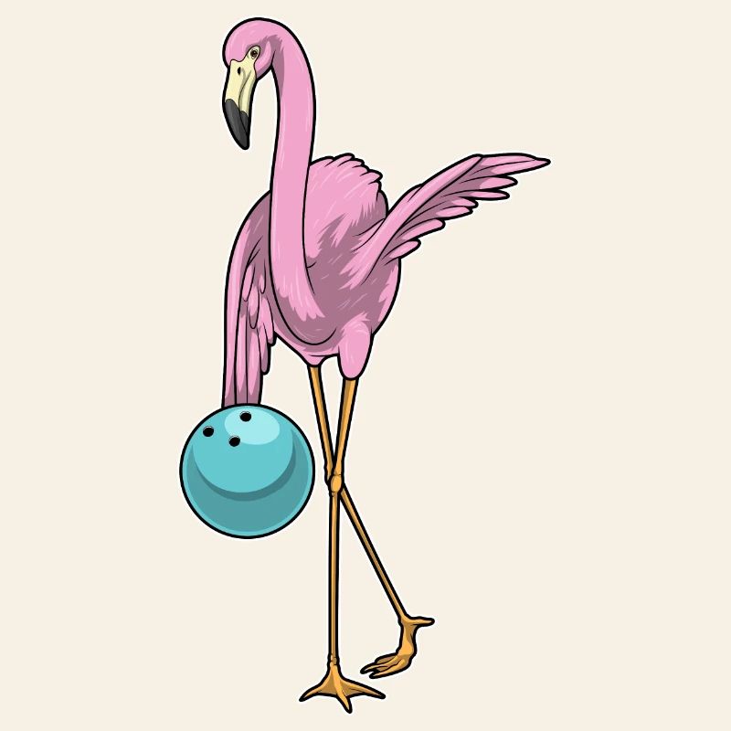 Flamingo Bowling Boule de bowling