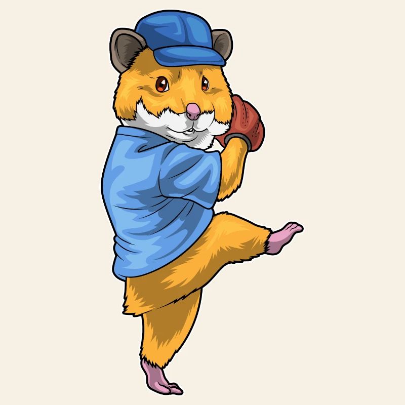 Hamster Baseball Gant de Baseball