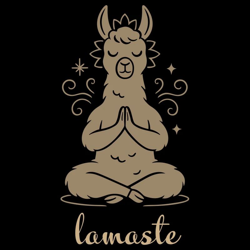 Yoga Lamaste - Meditating Lama