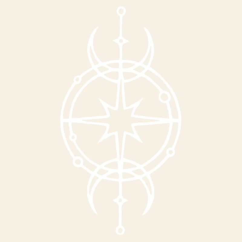 Symbole blanc de protection et de chance