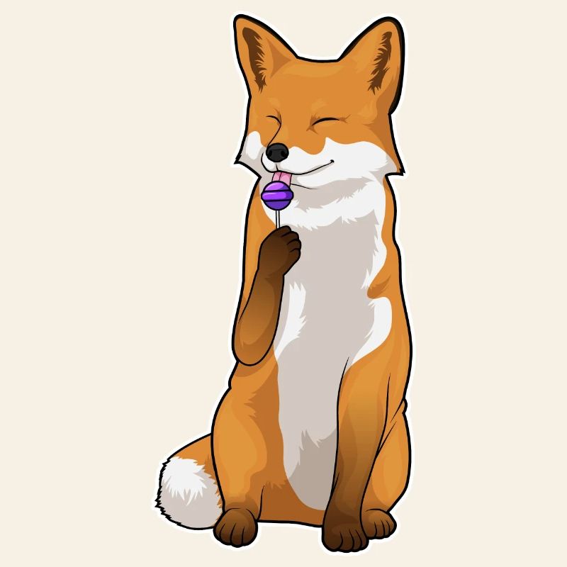 Fox lollipops