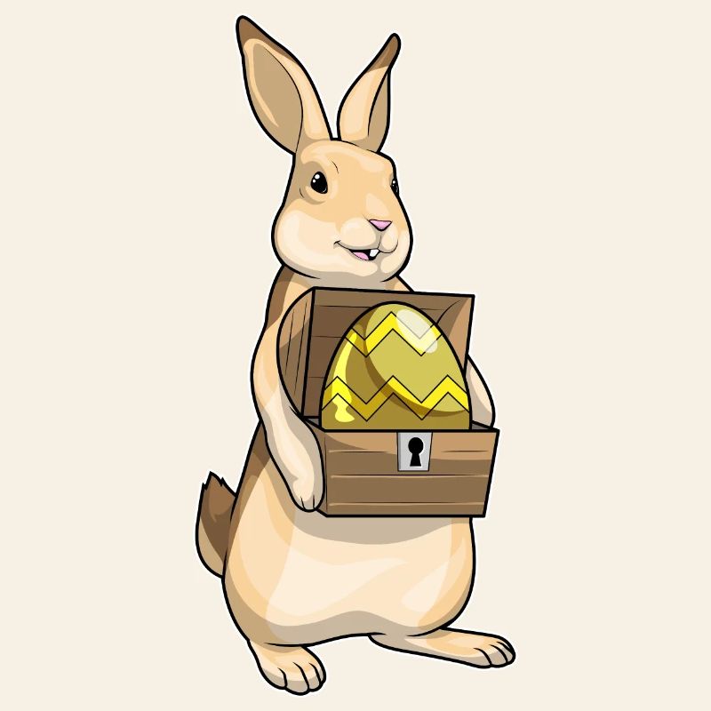 Bunny Easter Treasure Chest