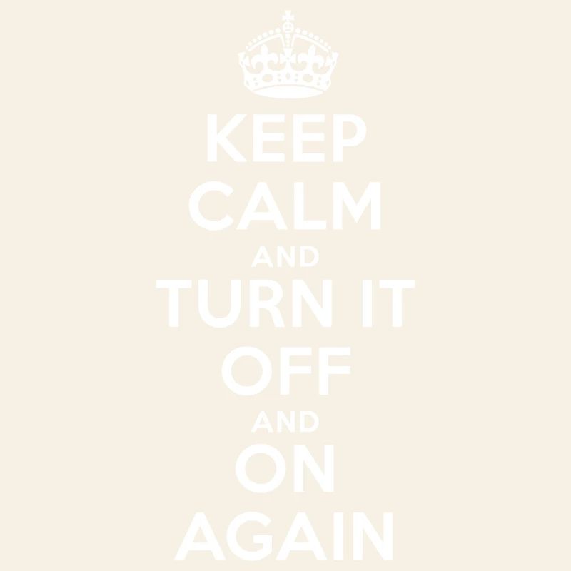 Keep Calm – Turn it Off Nerd Admin Design