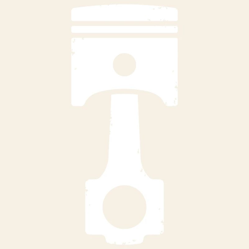 Piston Engine Vintage Icon Design