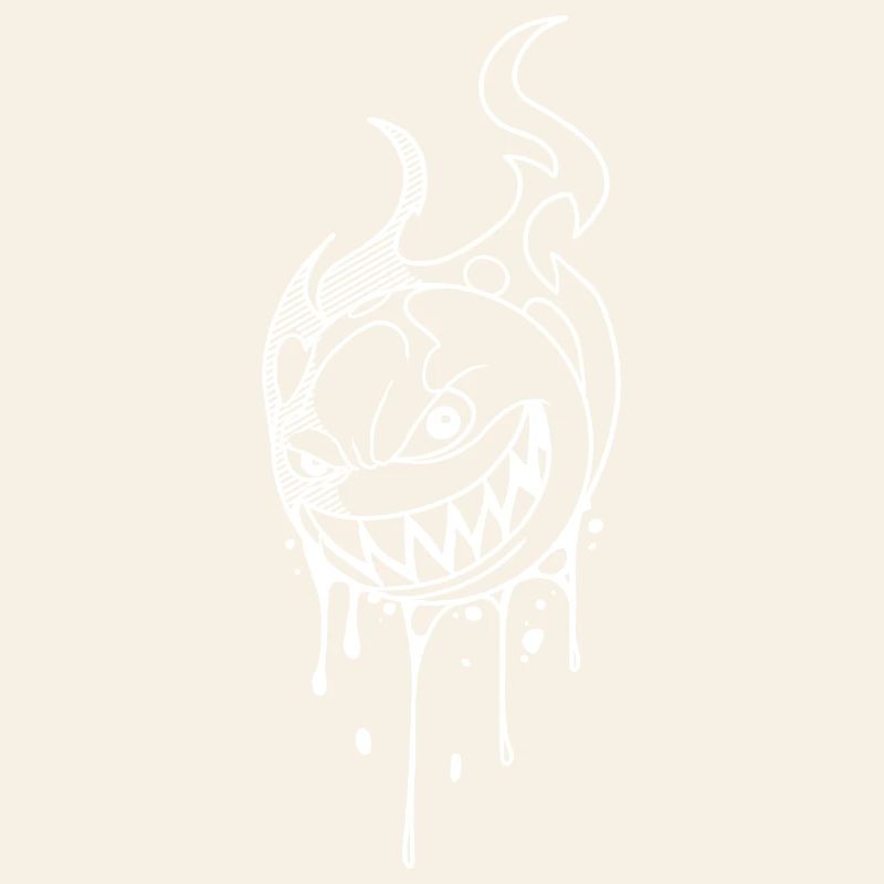 Flaming Demon Smile