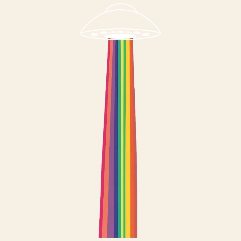Rainbow ufo