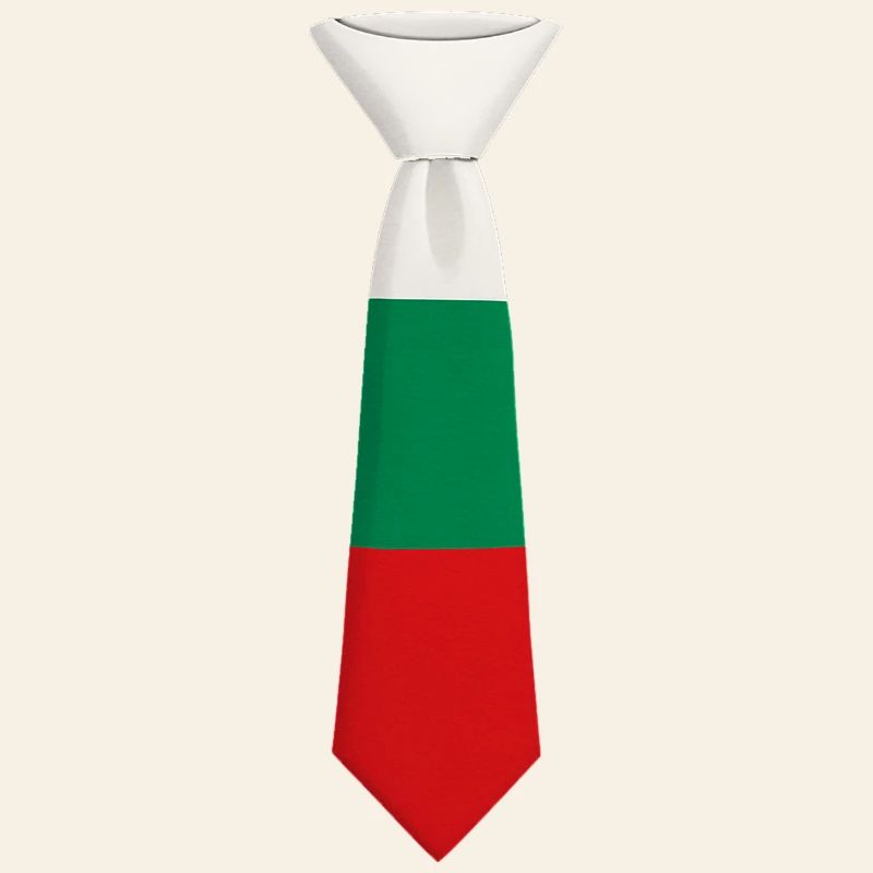 Cravate Bulgarie – Conception du drapeau