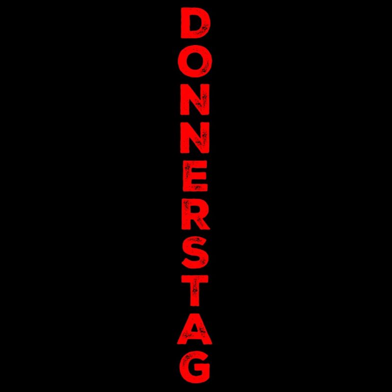 Donnerstag - rot