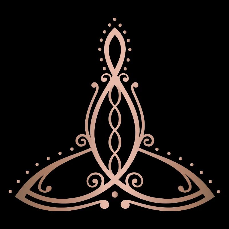 Celtic Motherhood Symbol Mutter mit vier Kindern