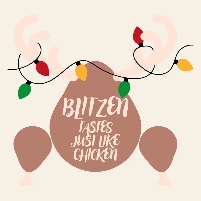 Cuisse décorée: goût poulet