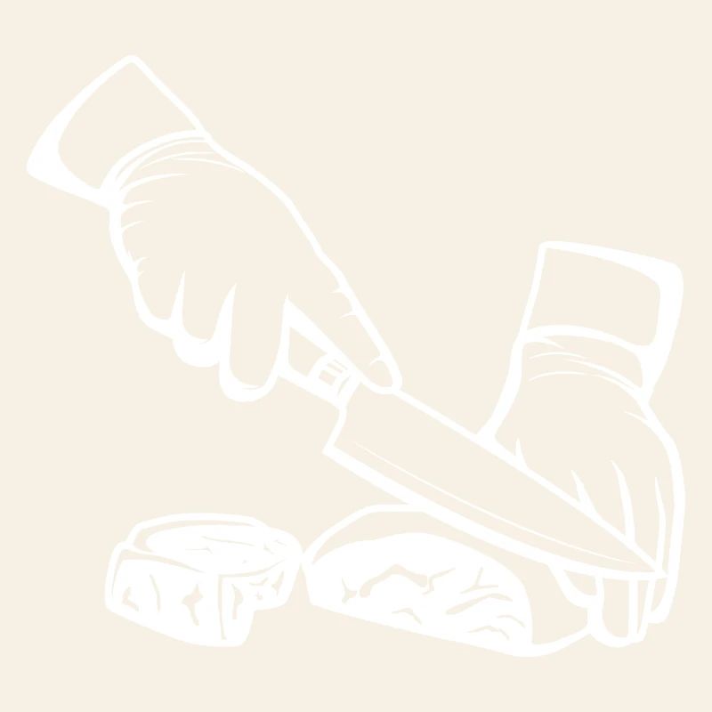 Cutting Meat Sketch