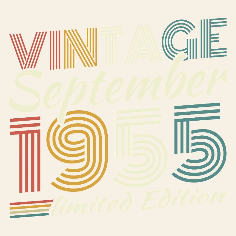 September 1955 Retro Vintage Geburtstagsgeschenk