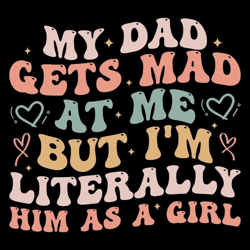 Papa wird sauer auf mich, aber ich bin buchstäblich er als Mädchen