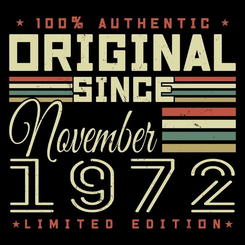 November 1972 Birthday Gift