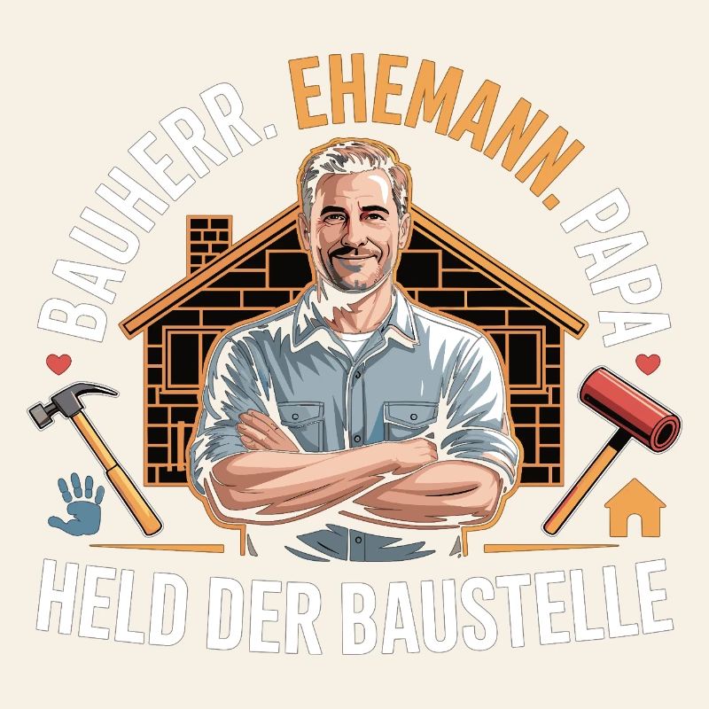 Held der Baustelle – Papa, Ehemann & Bauherr