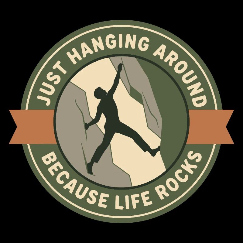 Juste traîner parce que la vie est un peu génial à grimper