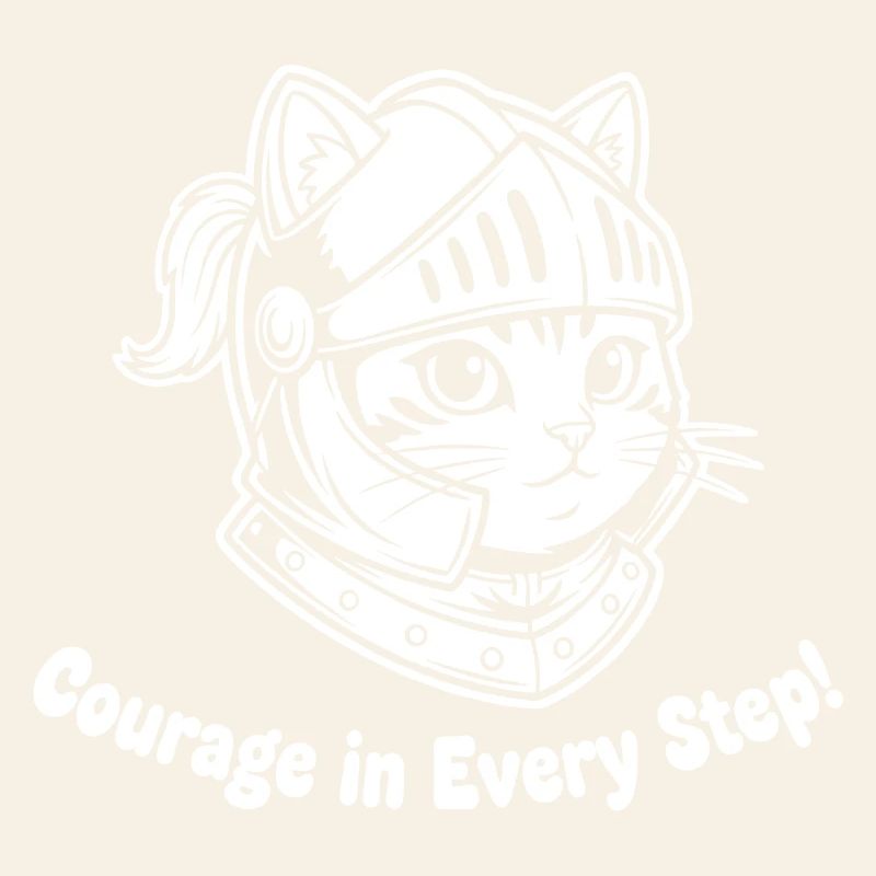 Cat Knight Courage in Every Step