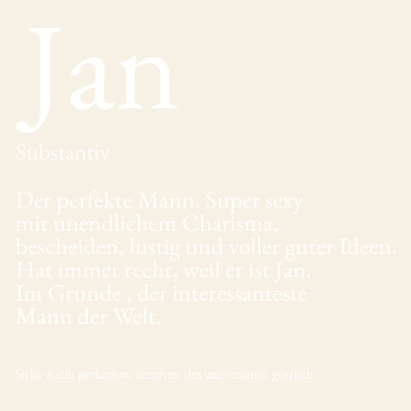 Jan Dictionary Explanation First Name Jan