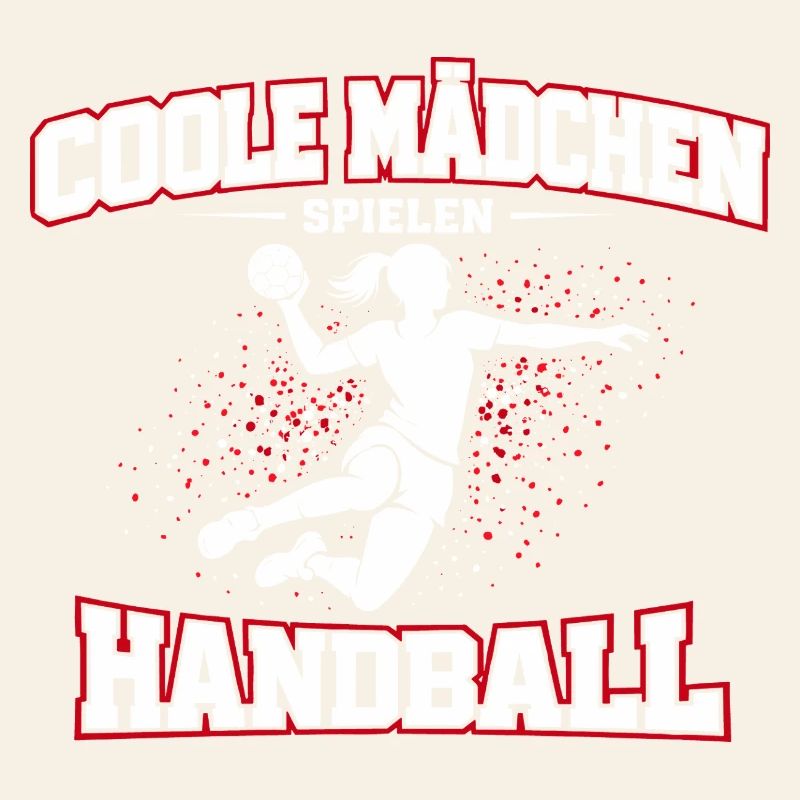 Handball Mädchen Spruch Geschenk