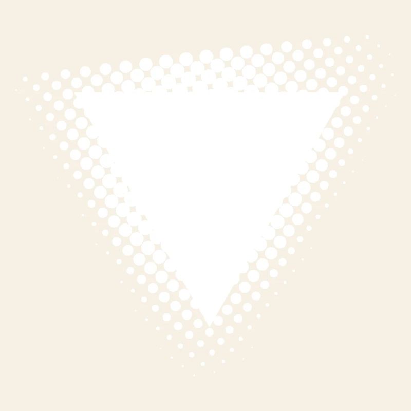 Halftone Triangle Burst