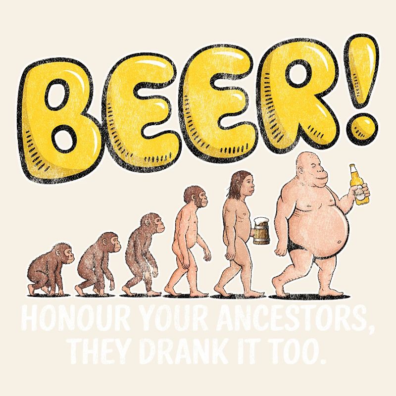 Evolution Beer Funny Witty Beer