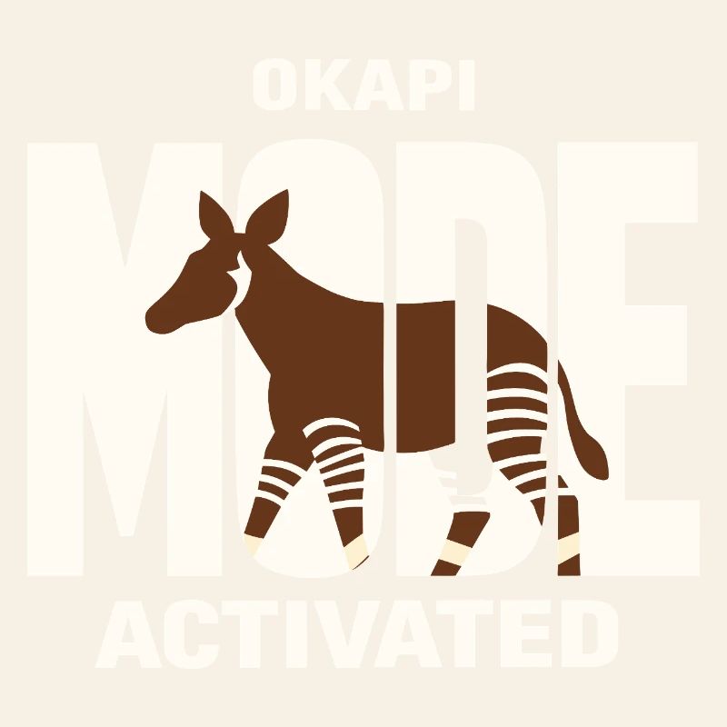 Okapi Lovers Okapi Animal Rare Wildlife Love