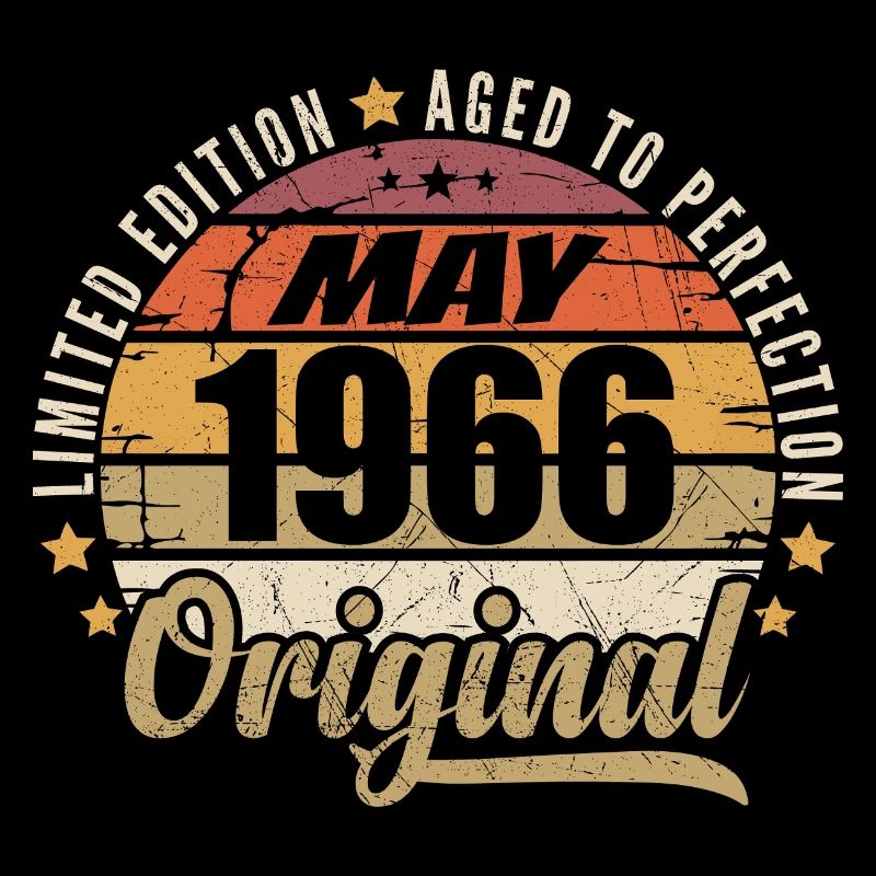 Design Vintage Mai 1966 Édition Limitée Mai 1966