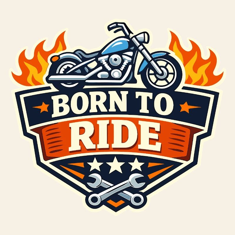 Logo de la moto BornToRide