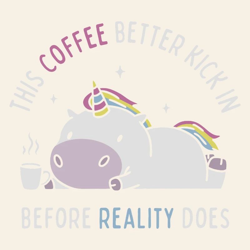 Kaffee vor der Realität