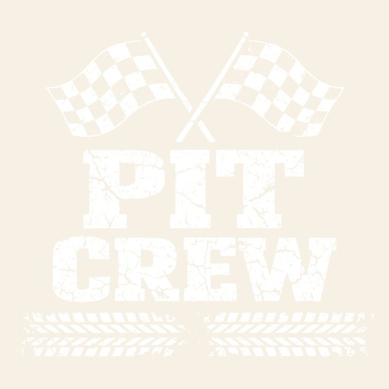 Vintage Pit Crew Car Racing Team