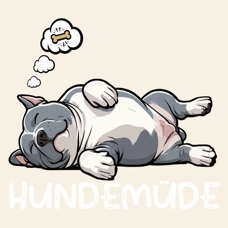 Hundemüde American Bully Bully Pit Bullybesitzer