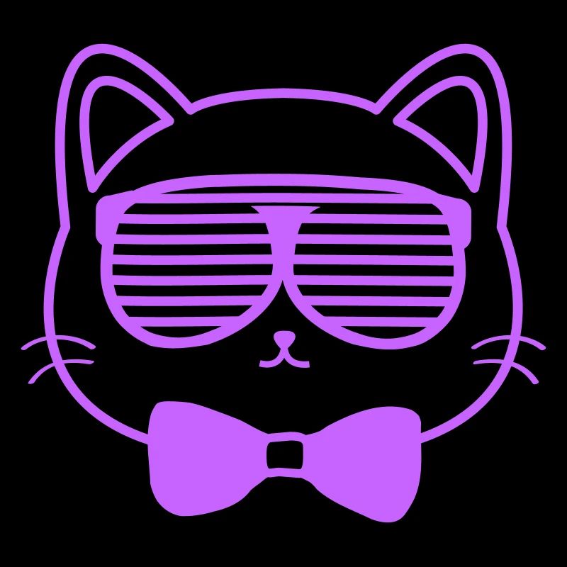 Chat avec des lunettes de soleil