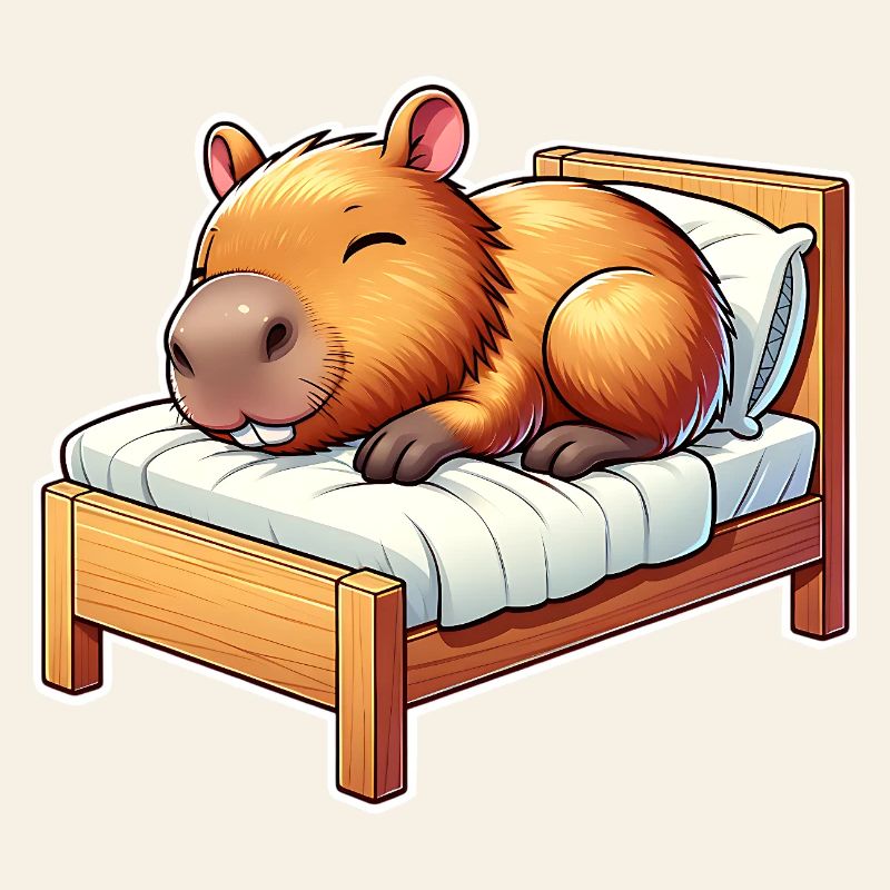 Capybara Sleeping