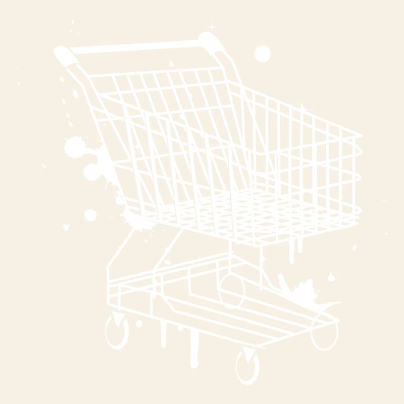 Panier d'achat graffiti
